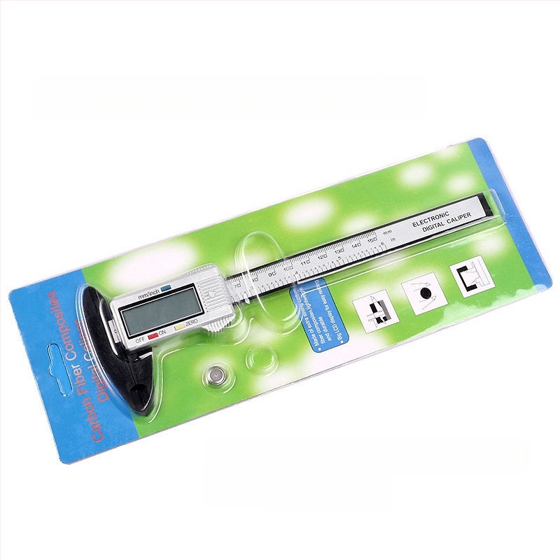 Ψηφιακό caliper από ανοξείδωτο ατσάλι, βιομηχανικής ποιότητας, διπλή κλίμακα μέτρων και ιντσών