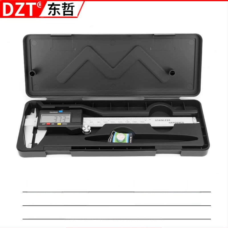 Ψηφιακό caliper από ανοξείδωτο ατσάλι, βιομηχανικής ποιότητας, διπλή κλίμακα μέτρων και ιντσών