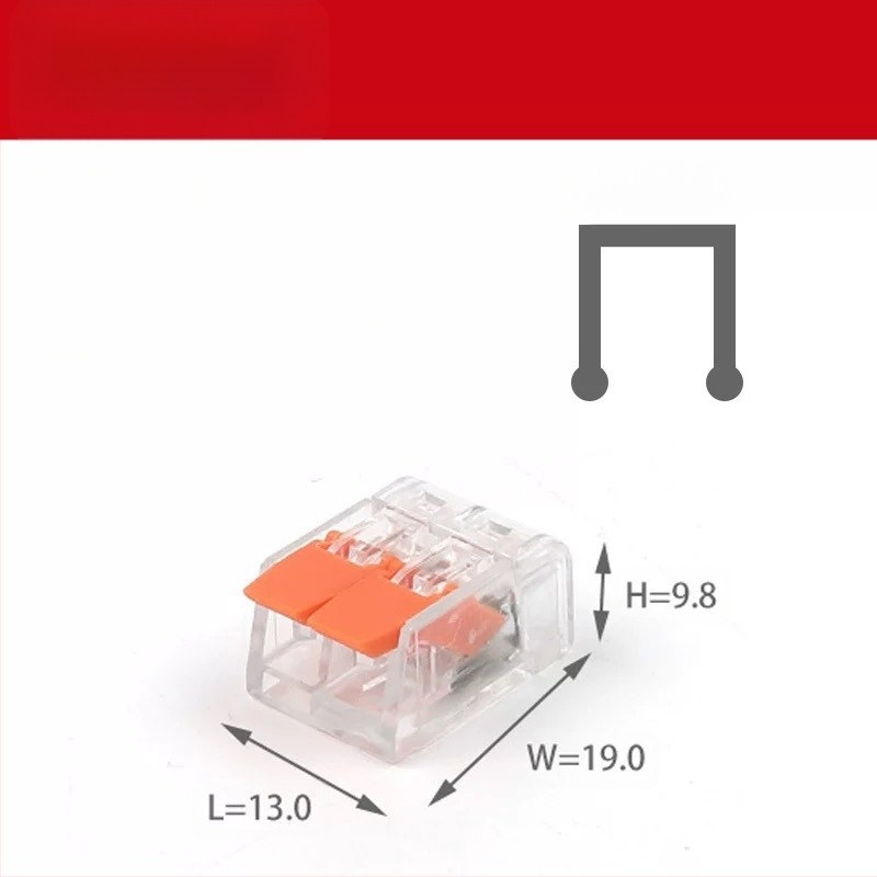 KV-412 Комплект от 75 клеми за бързо свързване на проводници