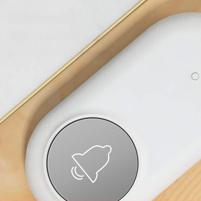 Ασύρματο Σύστημα Κλήσης Φροντίδας Ηλικιωμένων με Απομακρυσμένο Έλεγχο Κοντά στο Κρεβάτι και στο Μπάνιο, Έξυπνο Κουδούνι, Έκτακτη Λειτουργία Με Ένα Κουμπί, Αντίσταση 1 Ω