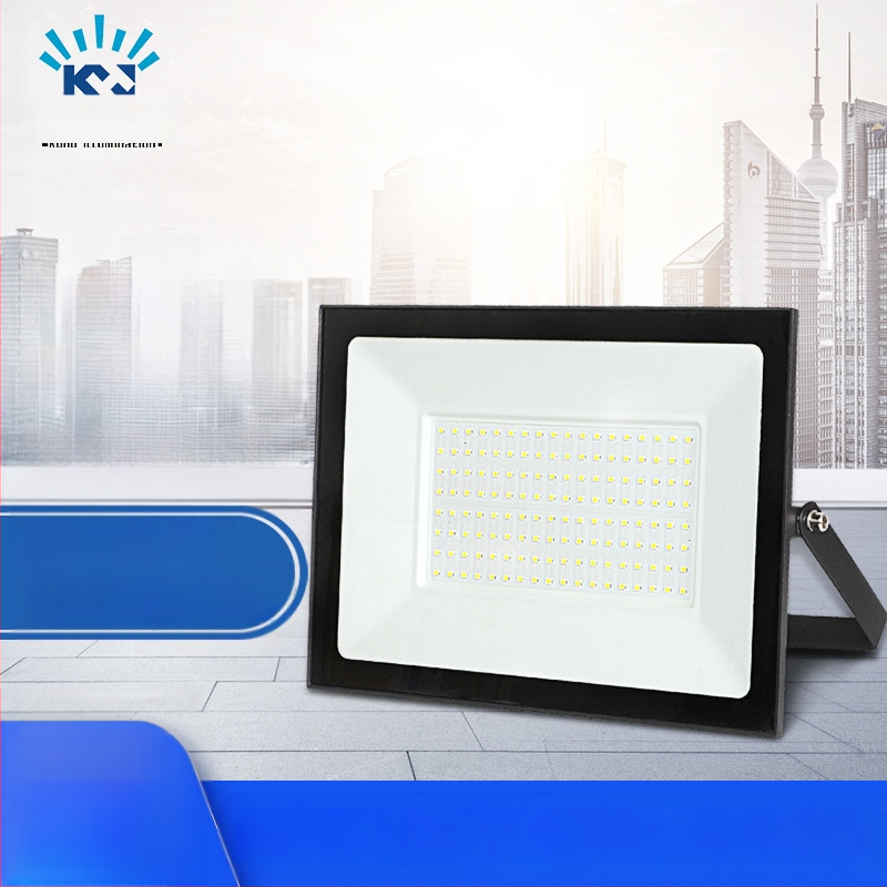 Keret nélküli LED reflektor kültéri világításhoz, 50W/100W/200W, IP65, 220V, alumínium ház