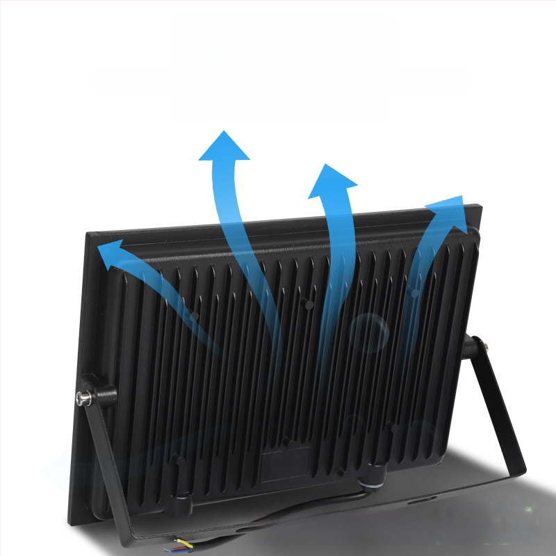 Keret nélküli LED reflektor kültéri világításhoz, 50W/100W/200W, IP65, 220V, alumínium ház