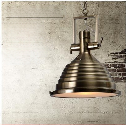 Μεταλλικός κρεμαστός πολυέλαινας με LED φως, Μοντέλο 6165, 1 κεφαλή, ρυθμιζόμενο ύψος 0.6, 220V, πιστοποίηση 3C