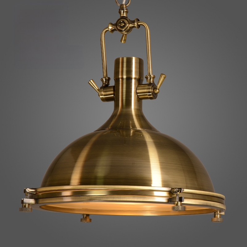 Μεταλλικός κρεμαστός πολυέλαινας με LED φως, Μοντέλο 6165, 1 κεφαλή, ρυθμιζόμενο ύψος 0.6, 220V, πιστοποίηση 3C