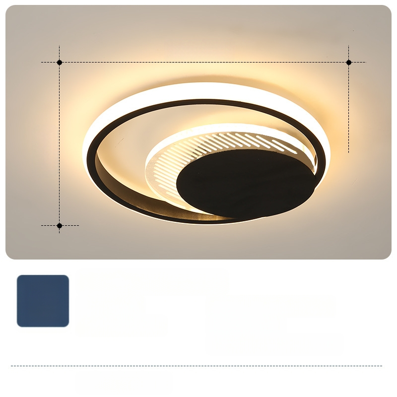 Φωτιστικό οροφής σε σκανδιναβικό στυλ με LED, 220V, κατάλληλο για διαδρόμους και είσοδους, μεταλλικό σώμα με ABS σκιά.