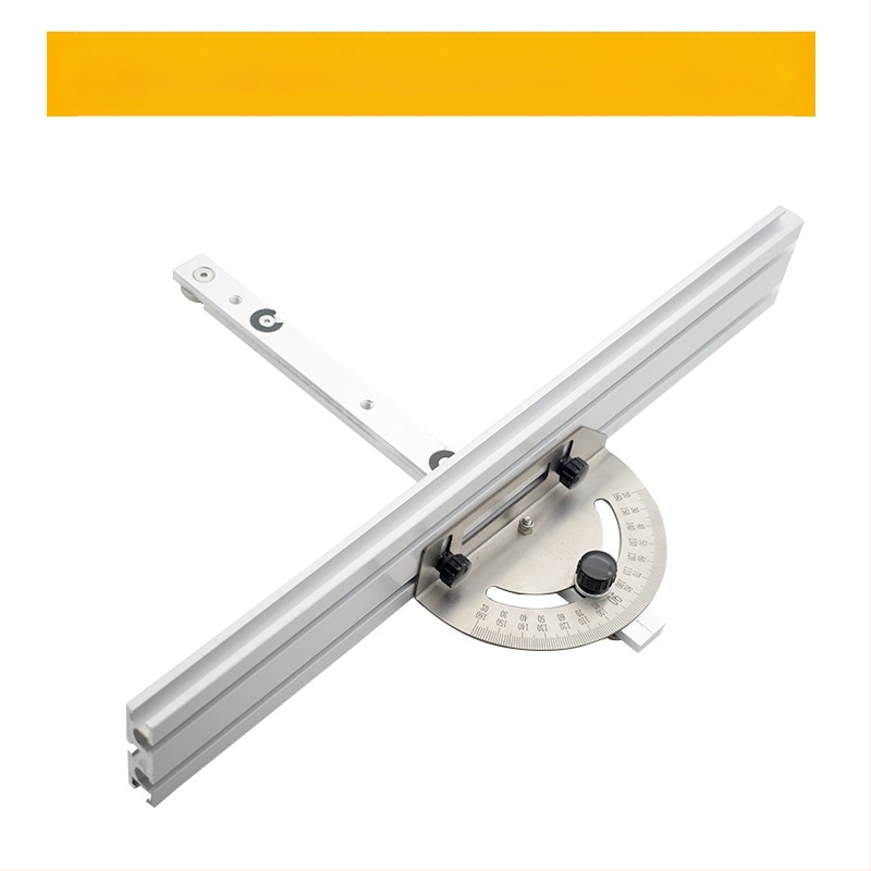 Enlightenment Μεγάλος γωνιακός οδηγός ώθησης για ξυλουργική – Ατσάλι, κατάλληλο για τραπεζοπριόνι και κυκλικό πριόνι με λωρίδες