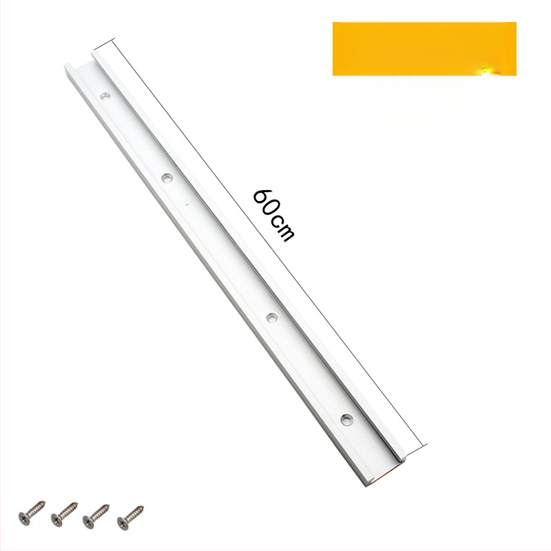 Enlightenment Μεγάλος γωνιακός οδηγός ώθησης για ξυλουργική – Ατσάλι, κατάλληλο για τραπεζοπριόνι και κυκλικό πριόνι με λωρίδες