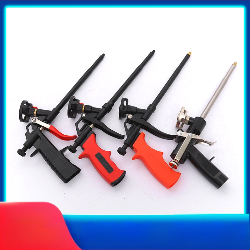 Όπλο αφρού κόλλας | υλικό: κράμα-πλαστικό; μέγιστη πίεση εξόδου: 1; μέγιστη ροή: 2; βέλτιστη απόσταση ψεκασμού: 3; πλάτος ψεκασμού: 4