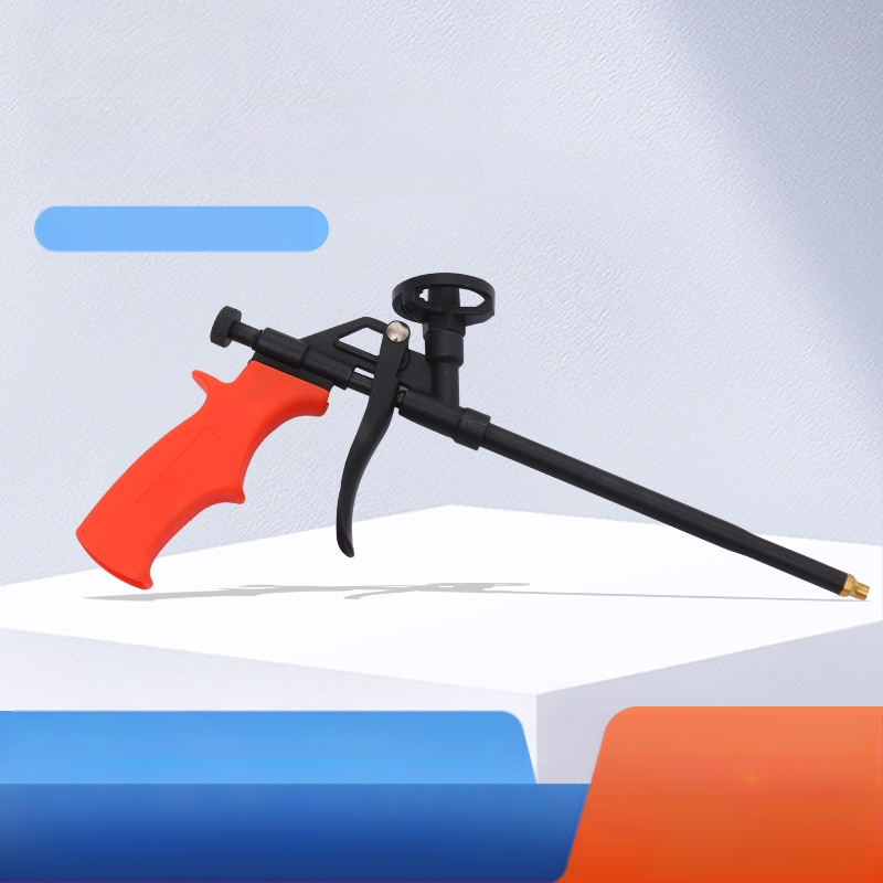 Όπλο αφρού κόλλας | υλικό: κράμα-πλαστικό; μέγιστη πίεση εξόδου: 1; μέγιστη ροή: 2; βέλτιστη απόσταση ψεκασμού: 3; πλάτος ψεκασμού: 4