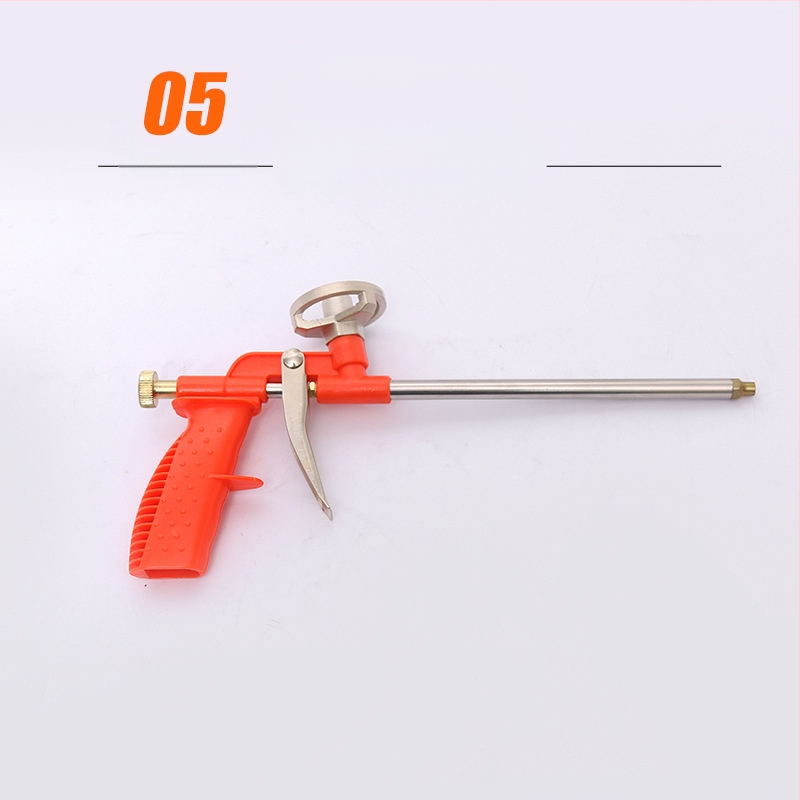 Όπλο αφρού κόλλας | υλικό: κράμα-πλαστικό; μέγιστη πίεση εξόδου: 1; μέγιστη ροή: 2; βέλτιστη απόσταση ψεκασμού: 3; πλάτος ψεκασμού: 4