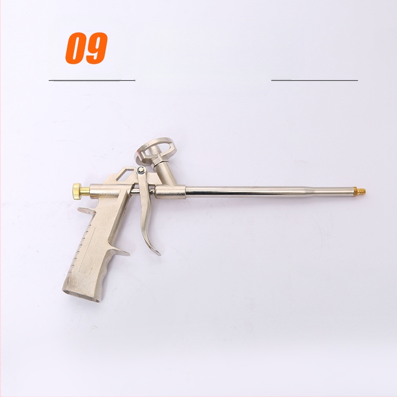 Όπλο αφρού κόλλας | υλικό: κράμα-πλαστικό; μέγιστη πίεση εξόδου: 1; μέγιστη ροή: 2; βέλτιστη απόσταση ψεκασμού: 3; πλάτος ψεκασμού: 4