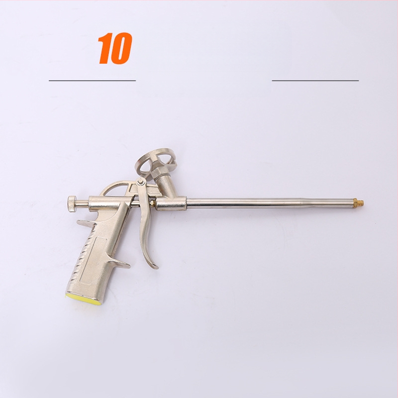 Όπλο αφρού κόλλας | υλικό: κράμα-πλαστικό; μέγιστη πίεση εξόδου: 1; μέγιστη ροή: 2; βέλτιστη απόσταση ψεκασμού: 3; πλάτος ψεκασμού: 4