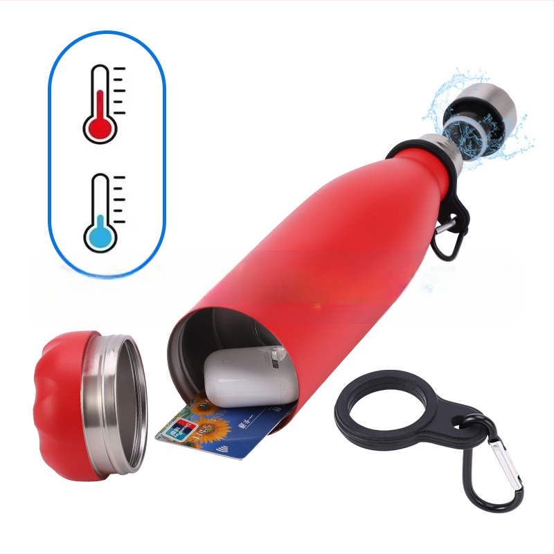 Θερμός κύπελλο με αποσπώμενο κάτω μέρος, εσωτερικό από ανοξείδωτο χάλυβα 304, εξωτερικό από ανοξείδωτο χάλυβα 201, μόνωση κενού 6–12 ώρες, φορητό