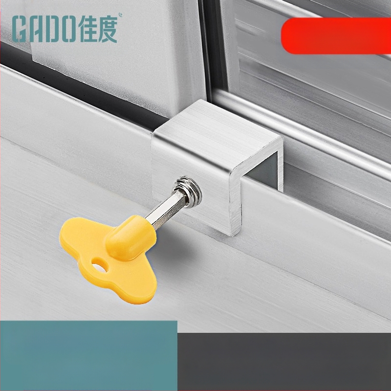 Παιδική ασφάλεια κλειδαριά παραθύρου, μοντέλο MC-AQK, αλουμινένιο κράμα, GADO/Jiadu, για παράθυρα