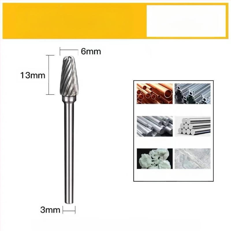 Σετ περιστροφικών καρβιδικών φρεζών για μεταλλική λείανση και γυάλισμα — Υλικό: βολφραμικό καρβίδιο; Συμβατό με ηλεκτρικό φρέζερ