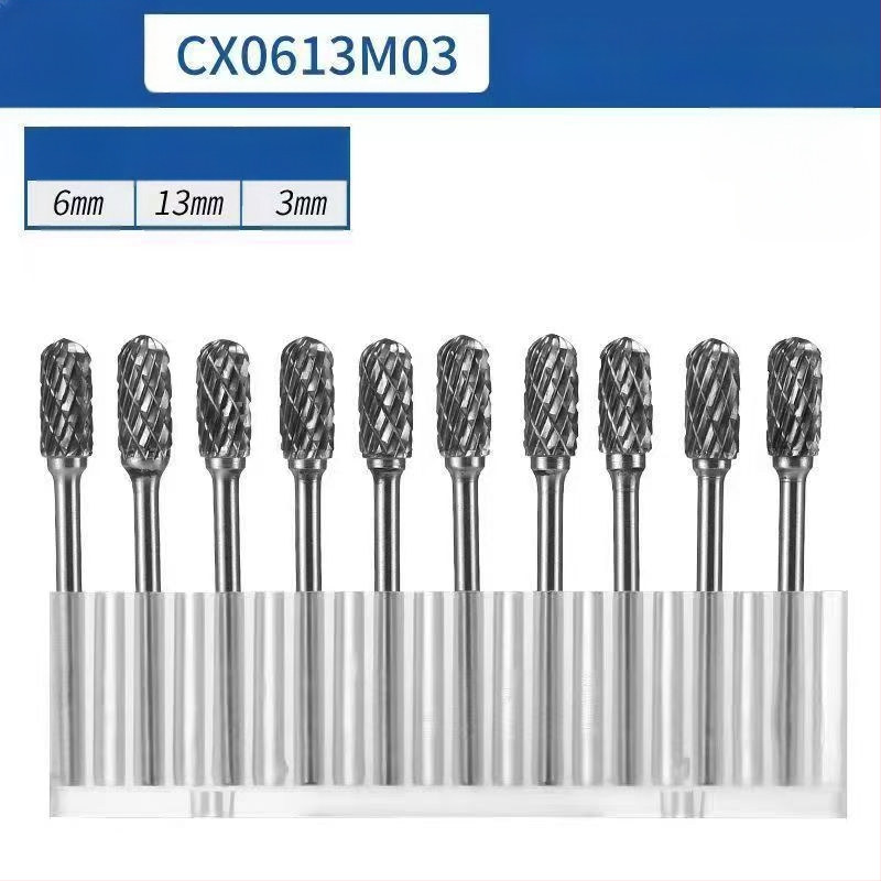 Σετ περιστροφικών καρβιδικών φρεζών για μεταλλική λείανση και γυάλισμα — Υλικό: βολφραμικό καρβίδιο; Συμβατό με ηλεκτρικό φρέζερ