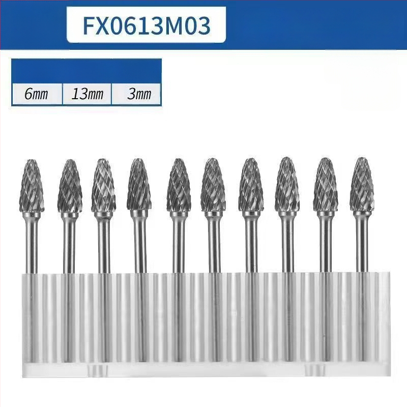 Σετ περιστροφικών καρβιδικών φρεζών για μεταλλική λείανση και γυάλισμα — Υλικό: βολφραμικό καρβίδιο; Συμβατό με ηλεκτρικό φρέζερ