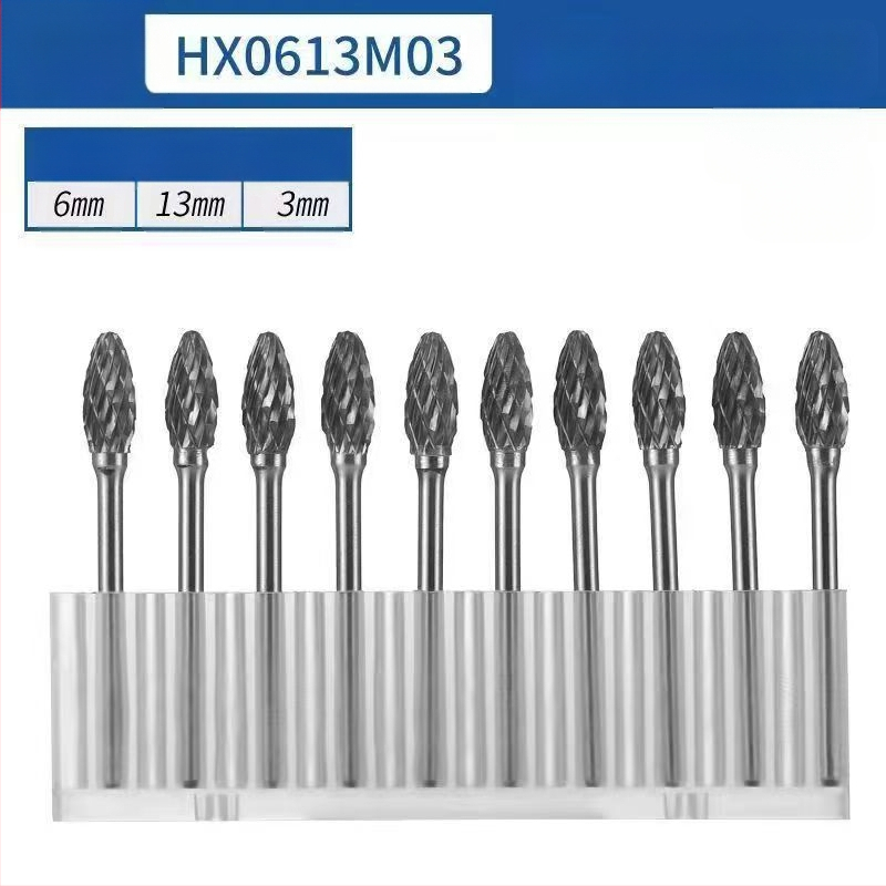 Σετ περιστροφικών καρβιδικών φρεζών για μεταλλική λείανση και γυάλισμα — Υλικό: βολφραμικό καρβίδιο; Συμβατό με ηλεκτρικό φρέζερ