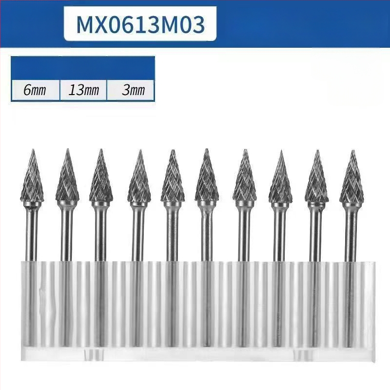 Σετ περιστροφικών καρβιδικών φρεζών για μεταλλική λείανση και γυάλισμα — Υλικό: βολφραμικό καρβίδιο; Συμβατό με ηλεκτρικό φρέζερ