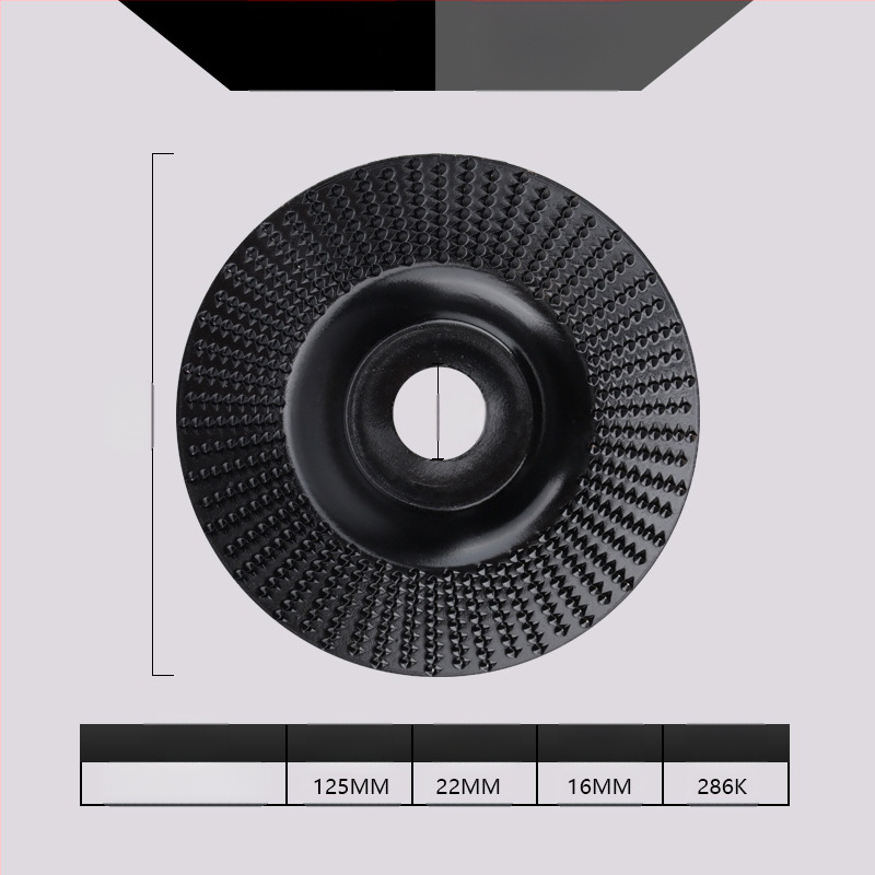 Chen Tu дървообработващ шлайф диск с bevel edge, зъби за дърворезба, висока въглеродна стомана, твърдост 56, максимална скорост 10000 об/мин, за дърво и дърворезба