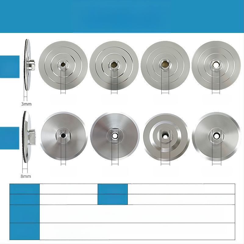 Disc adeziv din aliaj de aluminiu; material: aliaj de aluminiu; abraziv: aliaj de aluminiu, țesătură cu cataramă, clei universal; duritate: super dur