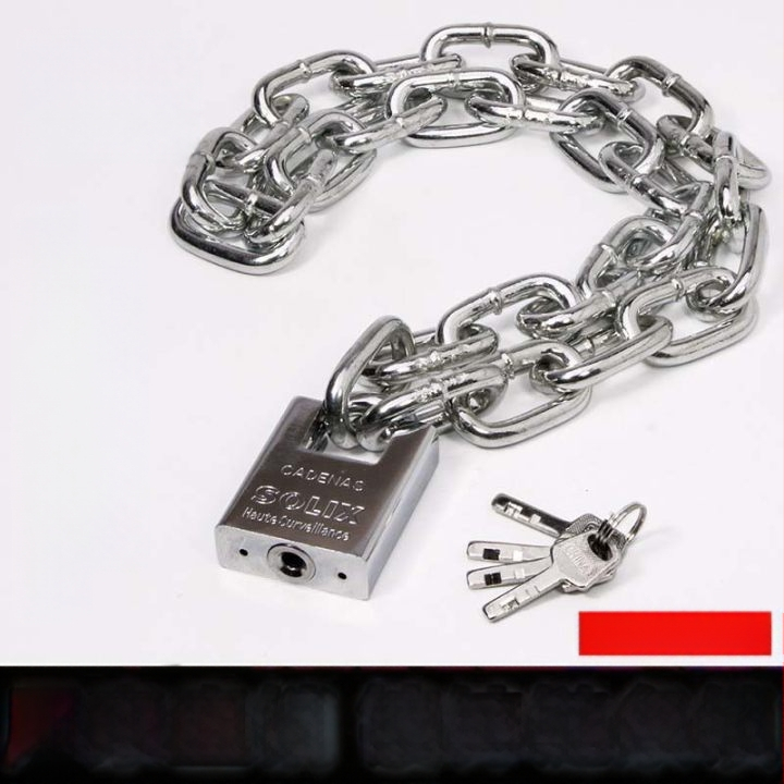 Κλειδαριά αλυσίδας για ποδήλατα και μοτοσικλέτες, σιδερένια, Μοντέλο 11, Μάρκα Three-board ax