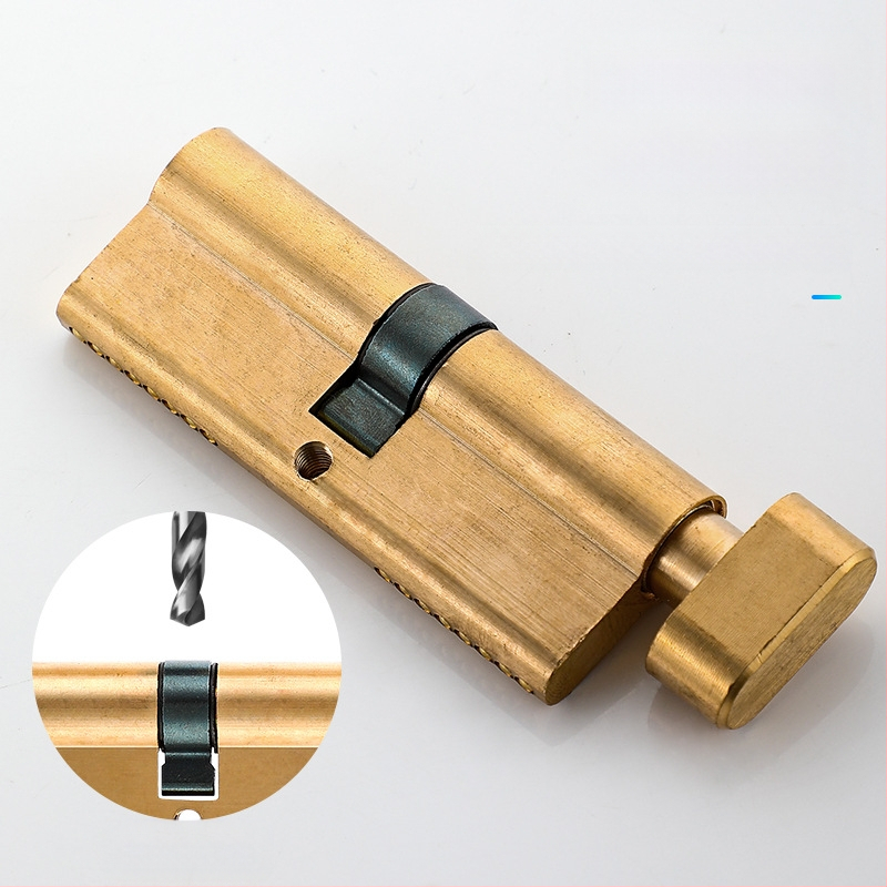 Κυλινδρος κλειδώματος PH-668, κατασκευή από κράμα χαλκού-ψευδαργύρου-αλουμινίου, μάρκα Flat Ring, κατάλληλο για εσωτερικές πόρτες, μοντέρνο μινιμαλιστικό στυλ