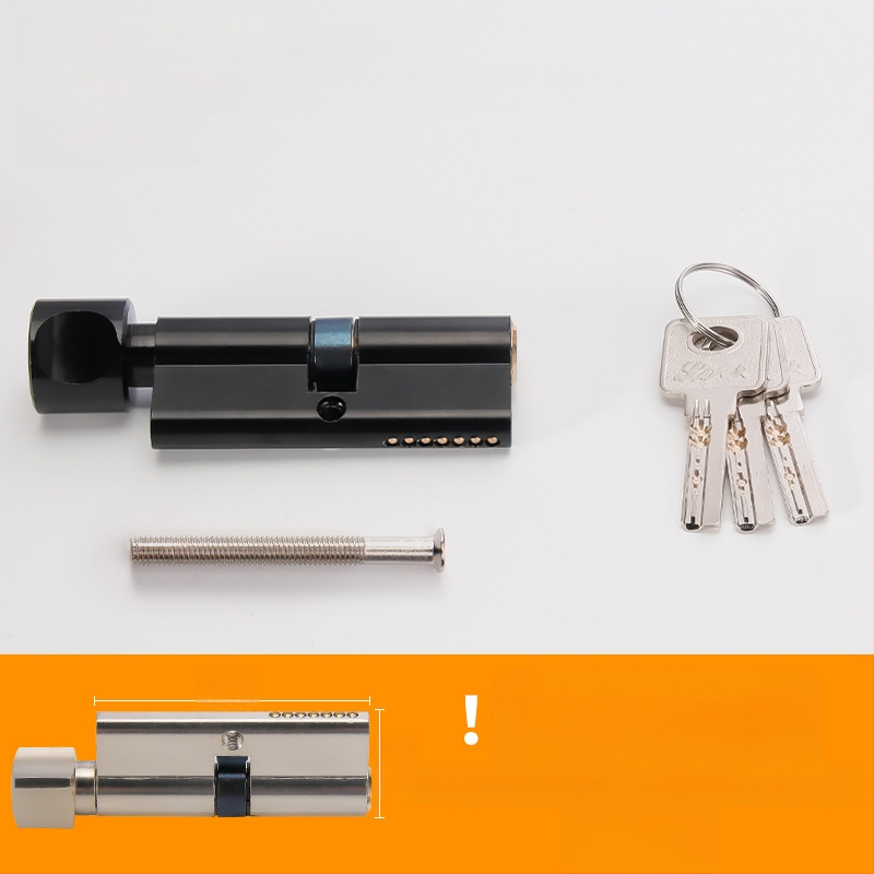 Κυλινδρος κλειδώματος PH-668, κατασκευή από κράμα χαλκού-ψευδαργύρου-αλουμινίου, μάρκα Flat Ring, κατάλληλο για εσωτερικές πόρτες, μοντέρνο μινιμαλιστικό στυλ