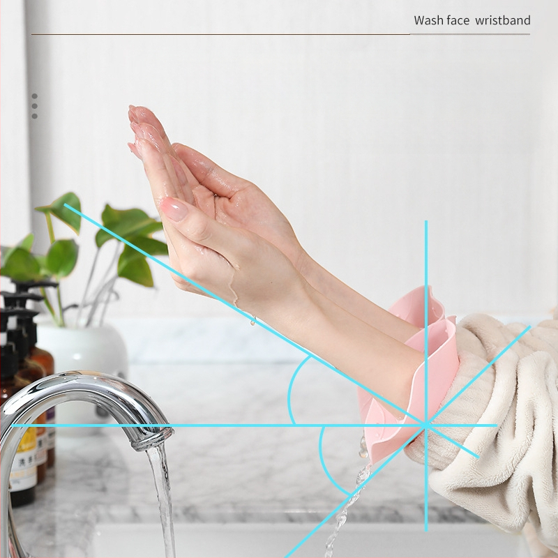 Brățară din silicon pentru spălarea feței; impermeabilă, rezistentă la umiditate și mucegai; brand Xiaohua D; greutate 25 g; 225 buc/kutie