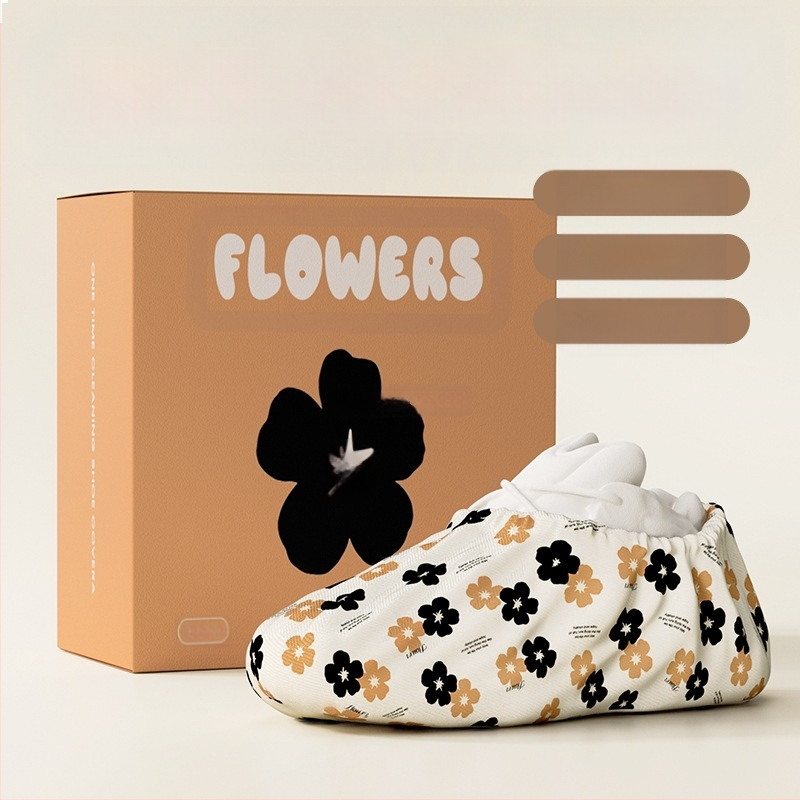 Κάλυμμα παπουτσιών μιας χρήσης για εσωτερικούς χώρους, παχυσμένο, μη υφαντό ύφασμα, αδιάβροχο, αντιολισθητικό