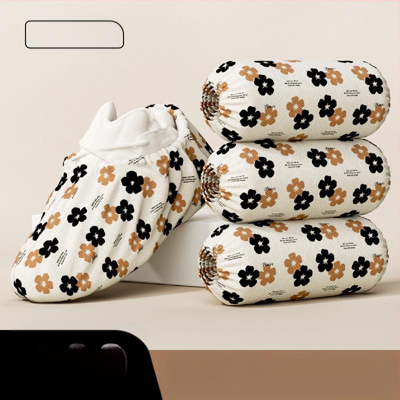 Κάλυμμα παπουτσιών μιας χρήσης για εσωτερικούς χώρους, παχυσμένο, μη υφαντό ύφασμα, αδιάβροχο, αντιολισθητικό