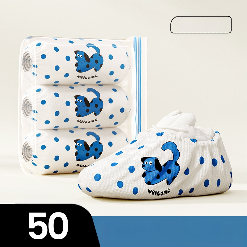 Κάλυμμα παπουτσιών μιας χρήσης για εσωτερικούς χώρους, παχυσμένο, μη υφαντό ύφασμα, αδιάβροχο, αντιολισθητικό