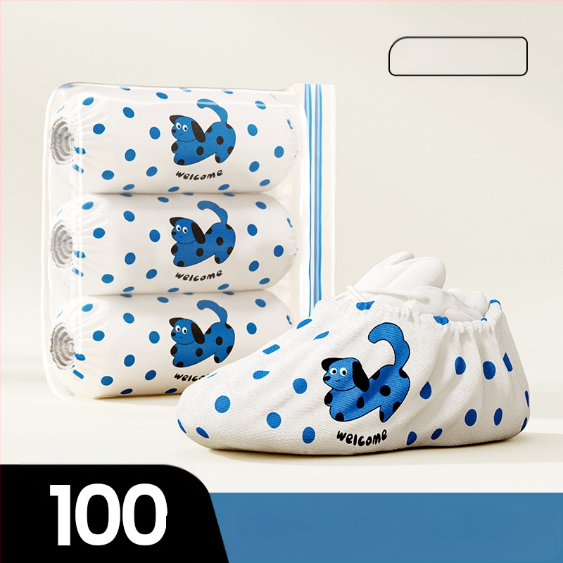 Κάλυμμα παπουτσιών μιας χρήσης για εσωτερικούς χώρους, παχυσμένο, μη υφαντό ύφασμα, αδιάβροχο, αντιολισθητικό