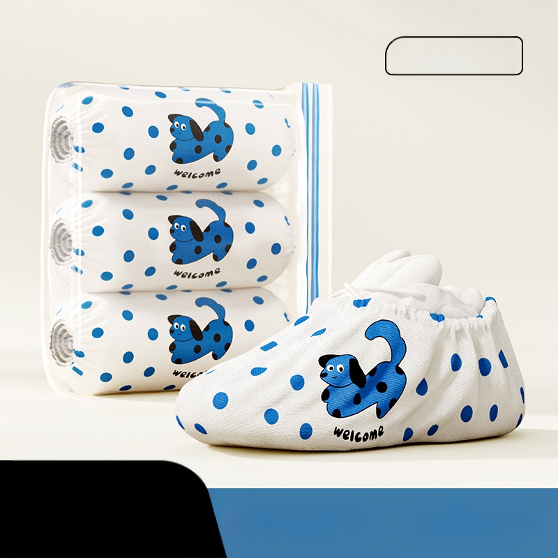 Κάλυμμα παπουτσιών μιας χρήσης για εσωτερικούς χώρους, παχυσμένο, μη υφαντό ύφασμα, αδιάβροχο, αντιολισθητικό