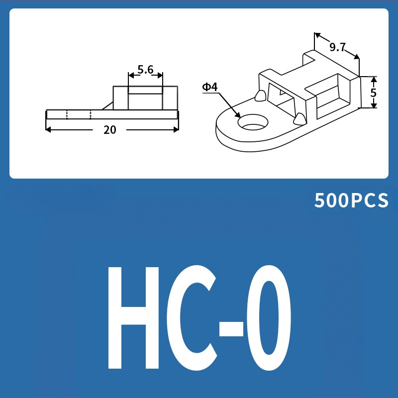 Saddle Holder; διαχείριση και στερέωση καλωδίων; Μοντέλο HC Saddle Holder; Μάρκα Ba Control Electric