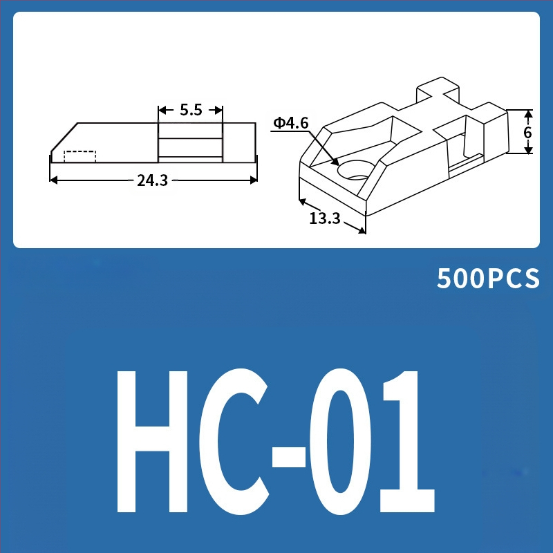 Saddle Holder; διαχείριση και στερέωση καλωδίων; Μοντέλο HC Saddle Holder; Μάρκα Ba Control Electric