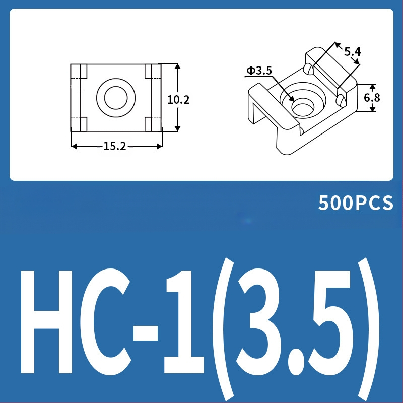 Saddle Holder; διαχείριση και στερέωση καλωδίων; Μοντέλο HC Saddle Holder; Μάρκα Ba Control Electric