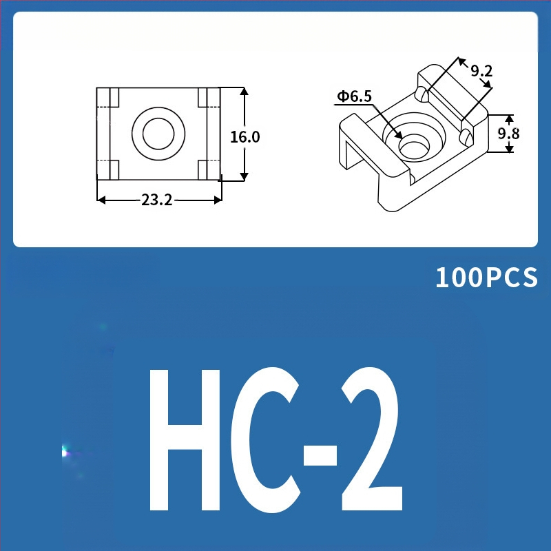 Saddle Holder; διαχείριση και στερέωση καλωδίων; Μοντέλο HC Saddle Holder; Μάρκα Ba Control Electric