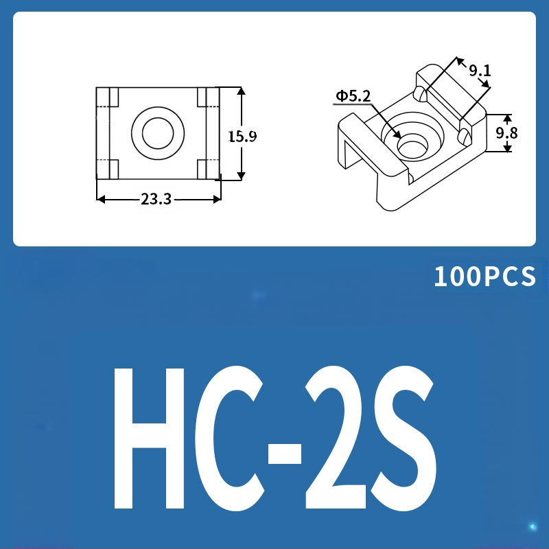 Saddle Holder; διαχείριση και στερέωση καλωδίων; Μοντέλο HC Saddle Holder; Μάρκα Ba Control Electric
