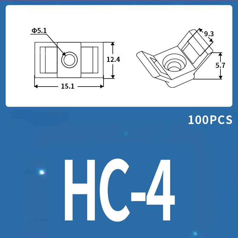 Saddle Holder; διαχείριση και στερέωση καλωδίων; Μοντέλο HC Saddle Holder; Μάρκα Ba Control Electric