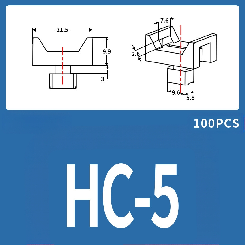 Saddle Holder; διαχείριση και στερέωση καλωδίων; Μοντέλο HC Saddle Holder; Μάρκα Ba Control Electric