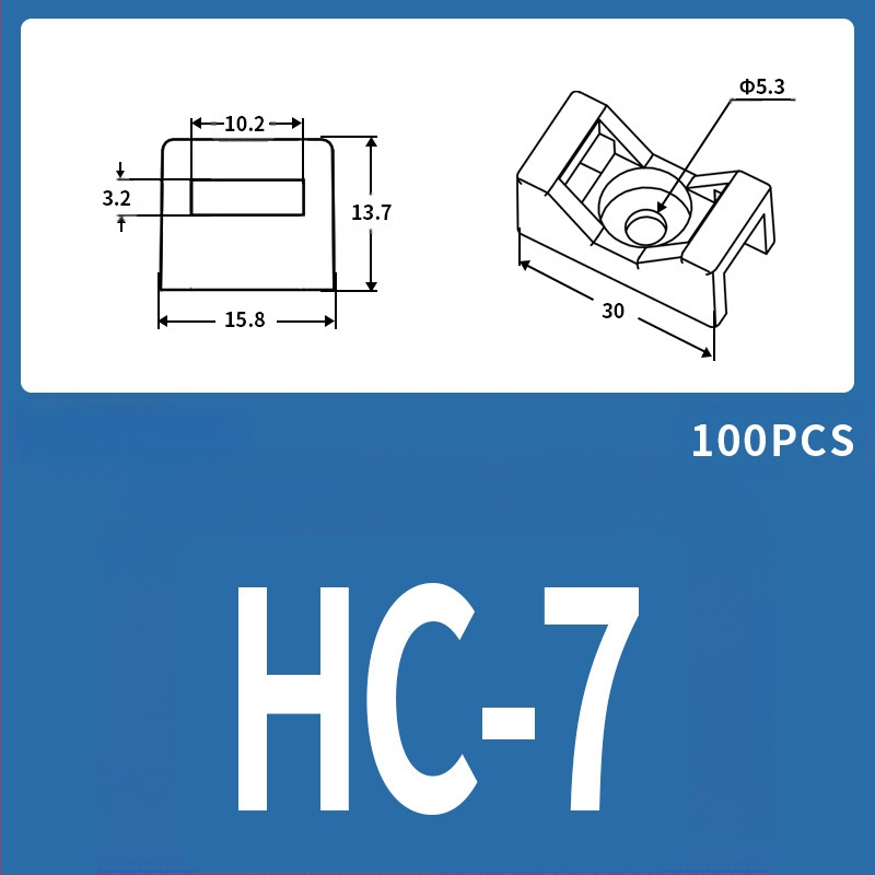 Saddle Holder; διαχείριση και στερέωση καλωδίων; Μοντέλο HC Saddle Holder; Μάρκα Ba Control Electric