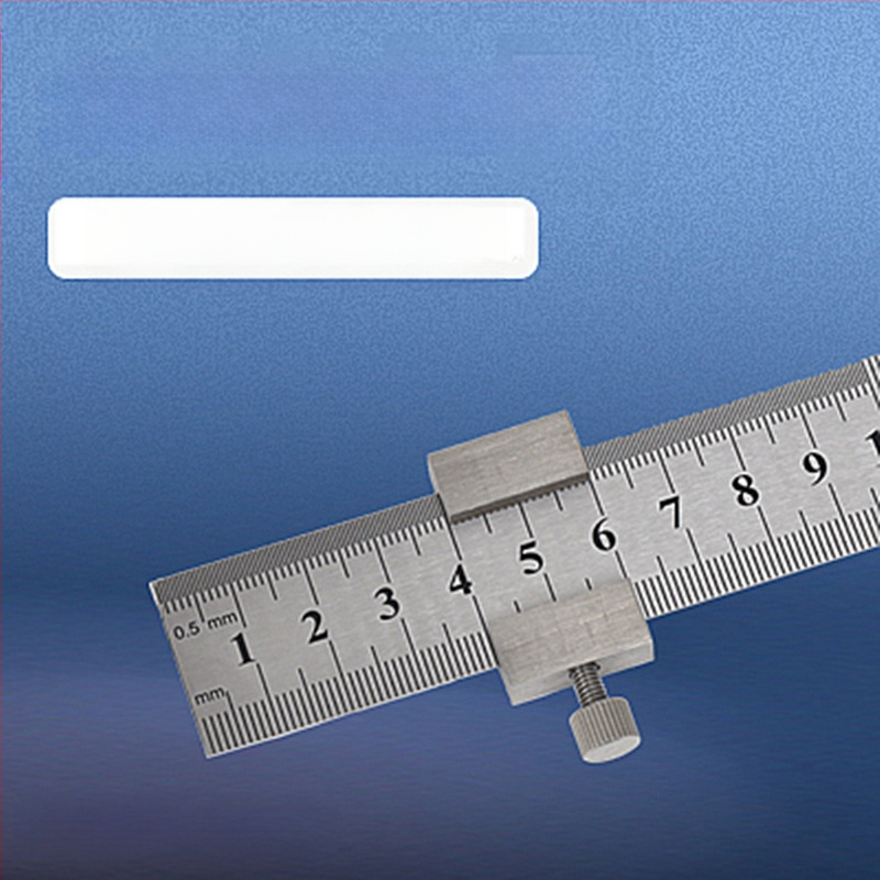 Χάρακας από ανοξείδωτο ατσάλι με μπλοκ τοποθέτησης και περιοριστή – για ξυλουργικές εφαρμογές, κλίμακα μετρική και ίντσες