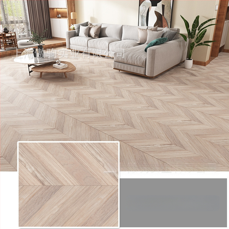 Αυτοκόλλητα PVC πλακάκια δαπέδου με μοτίβο ξύλου, αδιάβροχα και ανθεκτικά, 1,5 mm, απευθείας τοποθέτηση σε τσιμέντο, Διαθέσιμο 3D μοντέλο, Μάρκα: Chen's brothers couplet, Ποιότητα: Υψηλή