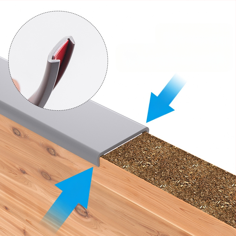 Λωρίδα σφράγισης με αυτοκόλλητο περιμετρικό για ντουλάπες σε οικολογικούς πίνακες χωρίς βαφή