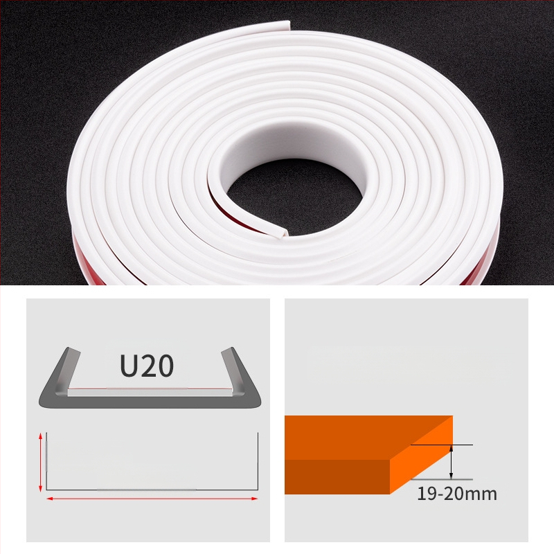 Λωρίδα σφράγισης με αυτοκόλλητο περιμετρικό για ντουλάπες σε οικολογικούς πίνακες χωρίς βαφή