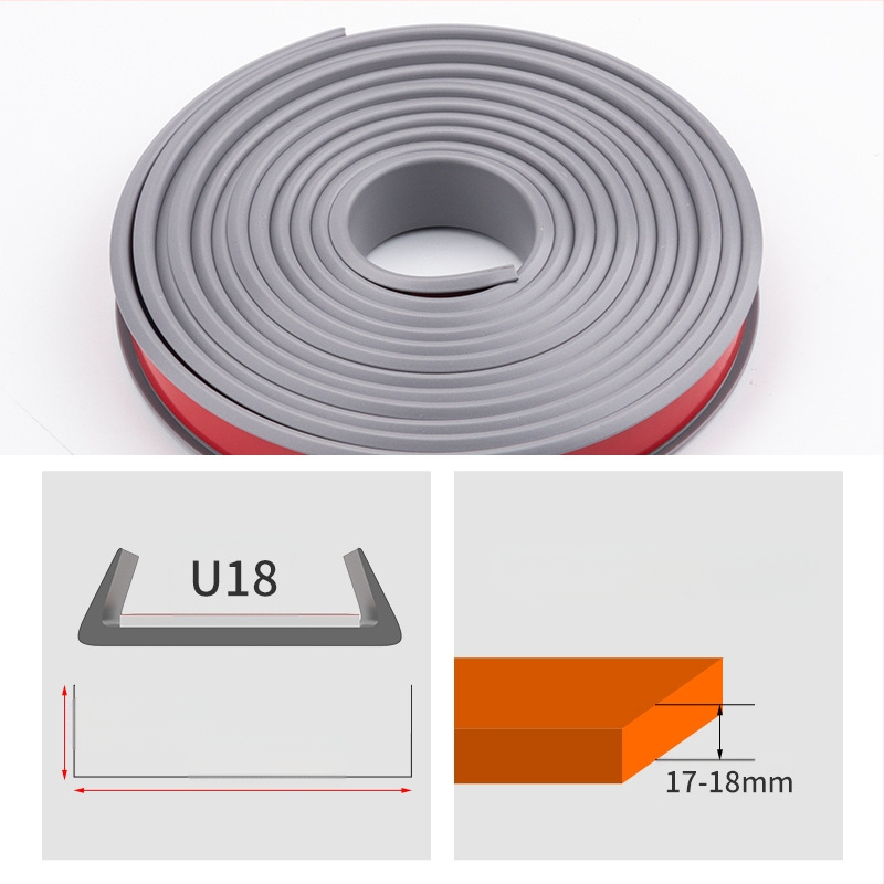 Λωρίδα σφράγισης με αυτοκόλλητο περιμετρικό για ντουλάπες σε οικολογικούς πίνακες χωρίς βαφή