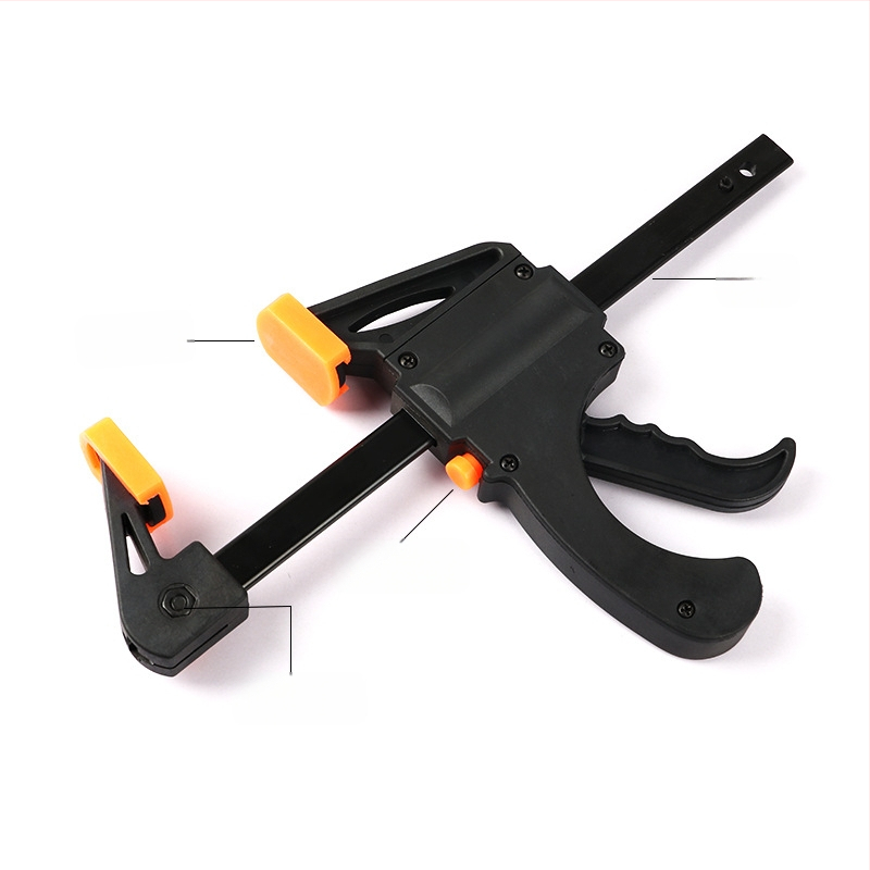 Дърводелска F‑щипка, 4–30 инча, пластмасова глава, марка DZT/Dongzhe