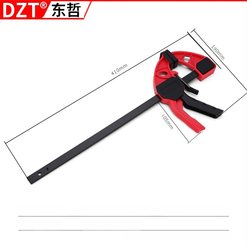 Дърводелска F‑щипка, 4–30 инча, пластмасова глава, марка DZT/Dongzhe
