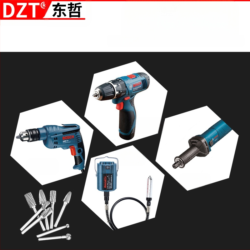 Puitöötluse pöörlevad lihvimisharjad – 10 tk, süsinikteras, kaubamärk DZT/Dongzhe